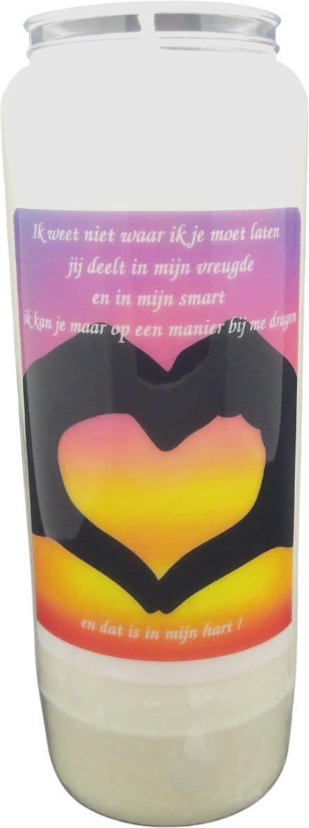 Noveenkaars Spreuk 010 - 9 dagen brander (5 stuks)