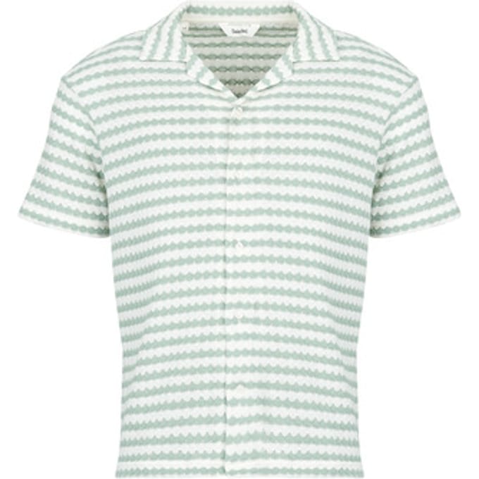 Selected  Overhemd Korte Mouw SLHDYLAN SS OVERSHIRT