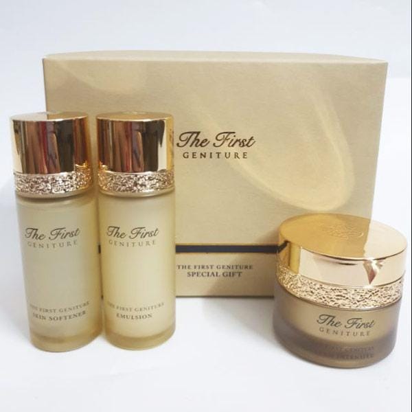 O HUI The First Geniture 3-delige Speciale Cadeauset Koreaanse Luxe Merkwinkel beige
