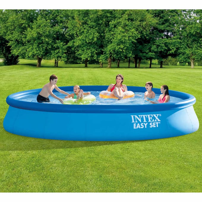 Intex Easy Set Pool Set - Opblaaszwembad - Ø 457 x 84 cm met filterpomp