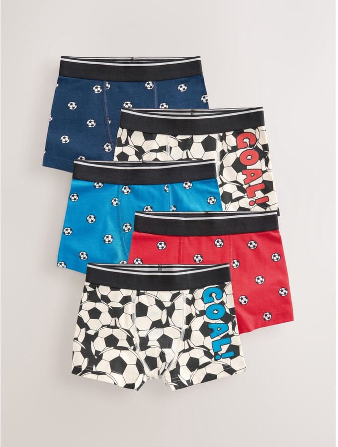 Next - Jongens - Set van 5 junior boxershorts met figuurtjes - Rood