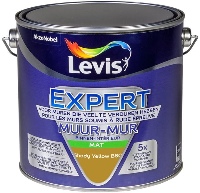 Levis - Expert Muur Binnen Mix - Shady Yellow B80 - Mengverf - 2,5 L