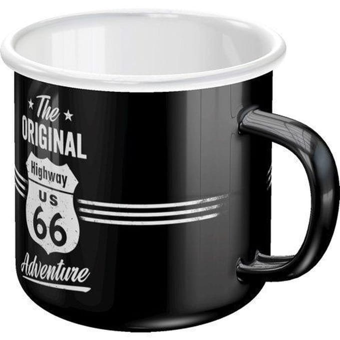 Nostalgic Art Emaille koffietas Highway 66