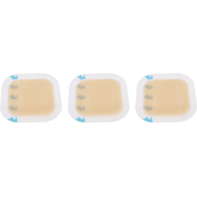 3 stuks Hydrocolloïdverbanden Zelfklevend Verborgen Wondverband voor Doorligwonden Blaarverzorging white