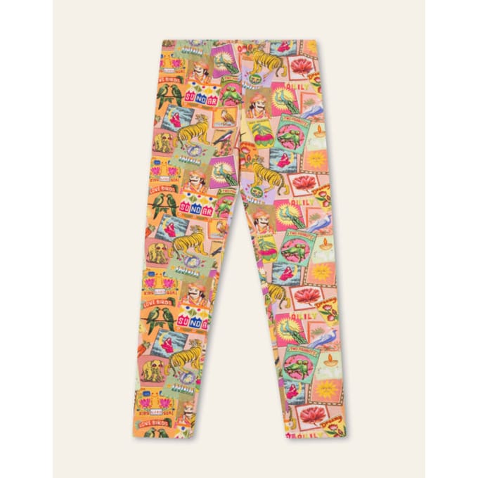 Oilily Peppy Legging- maat152/12yr Peach Beige