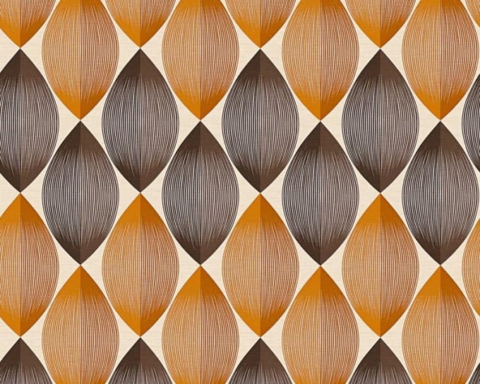 GRAFISCHE BOLLEN BEHANG - Beige Bruin Oranje - AS Creation Adelaide