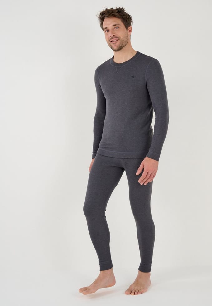 Damart - T-shirt fleece Thermolactyl Sensitive - Heren - Grijs - (94-101) M