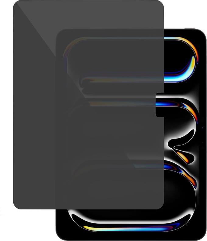Privé Screenprotector Geschikt voor Apple iPad Pro 13 2024 Screenprotector - Privacy Beschermglas - Privacy Proteqt+