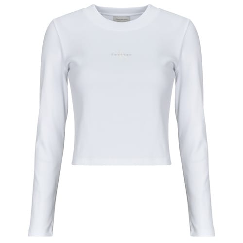 T-Shirt Lange Mouw Calvin Klein Jeans A- LS MONOGRAM BABY TEE