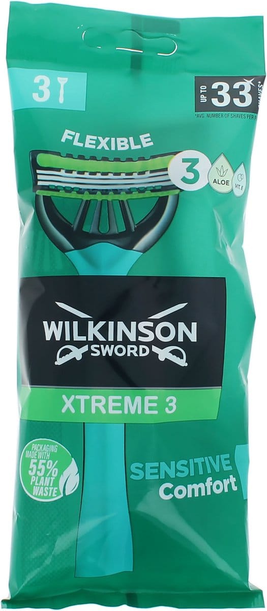 Wilkinson Sword Xtreme 3 Sensitive Razors (3 Pieces)
