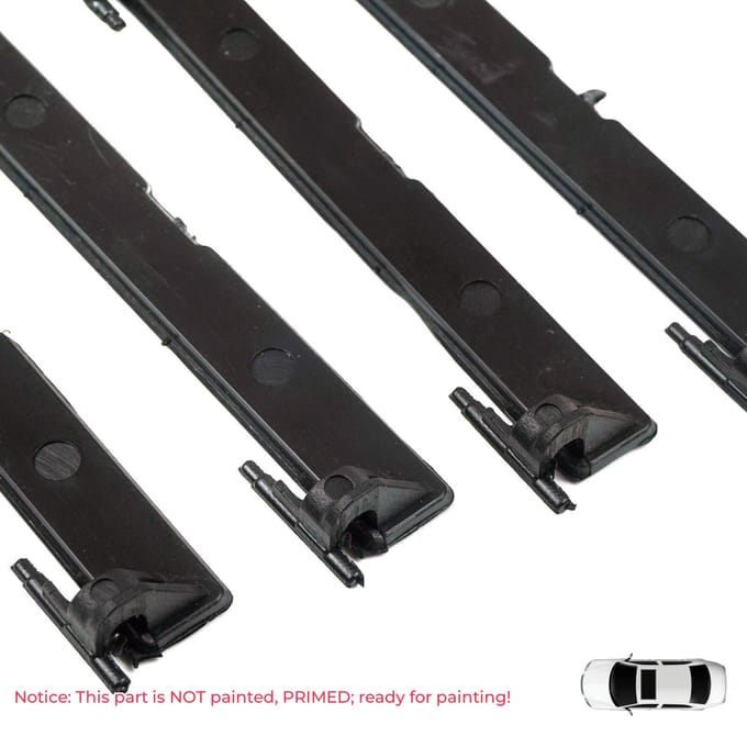 BSR576-1 4 Stuks Dakdrager Bevestigingspoort Bagagebak Rail Deksel 95 mm*12 mm voor Mercedes C-Klasse W205 S205 C205 2013-2023 2057504100