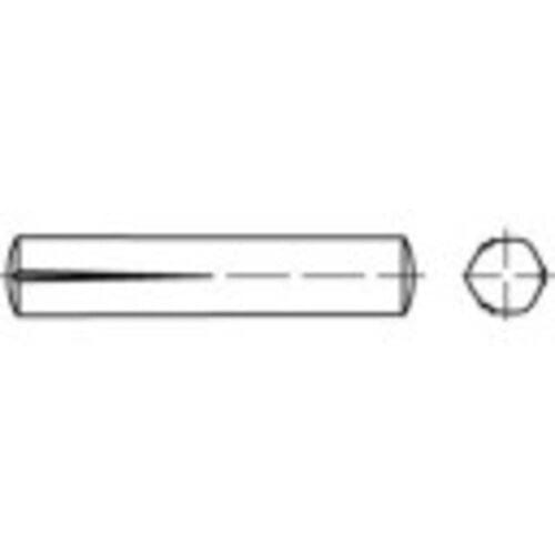 TOOLCRAFT 136068 Conische kerfpaspen (Ø x l) 3 mm x 16 mm Staal 250 stuk(s)