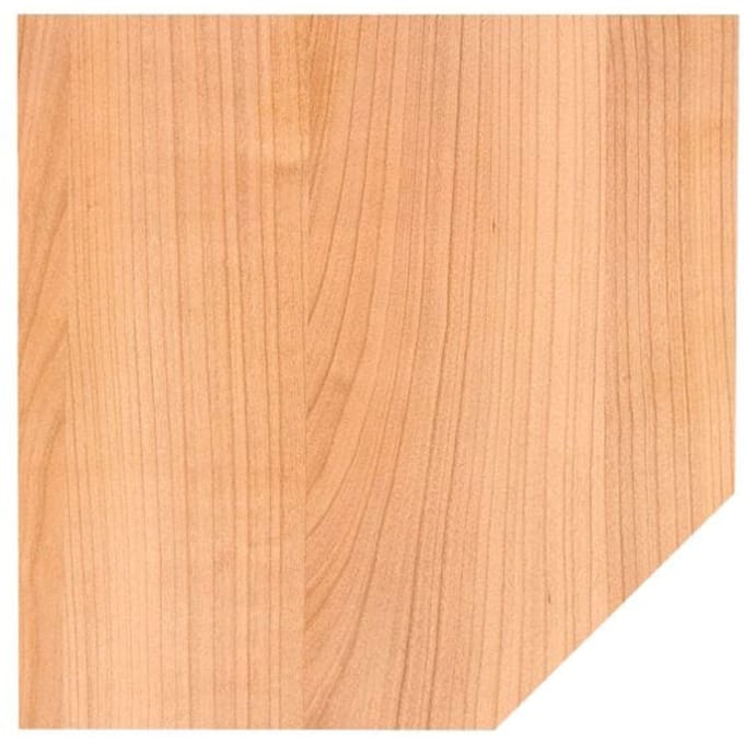 QT12 - trapeziumvormige plaat 120 x 120 Walnoot