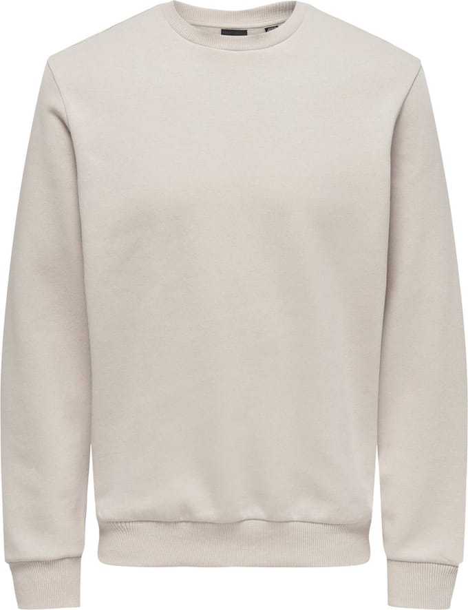 Only & Sons Trui Onsceres Crew Neck Noos 22018683 Silver Lining Mannen Maat - XS