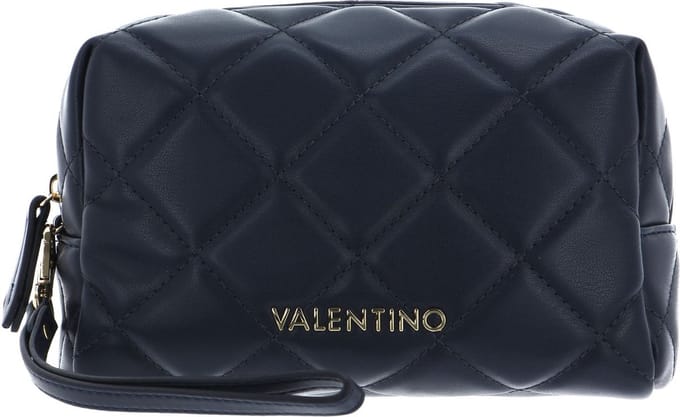 VALENTINO Toilettas Ocarina Soft Cosmetic Case Blu Donkerblauw