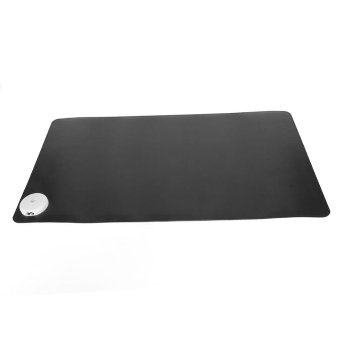 Warm Desktop Pad 3 Heating Levels Timing Waterproof Large PU Leather Heated Mouse Pad for Office EU PLUG