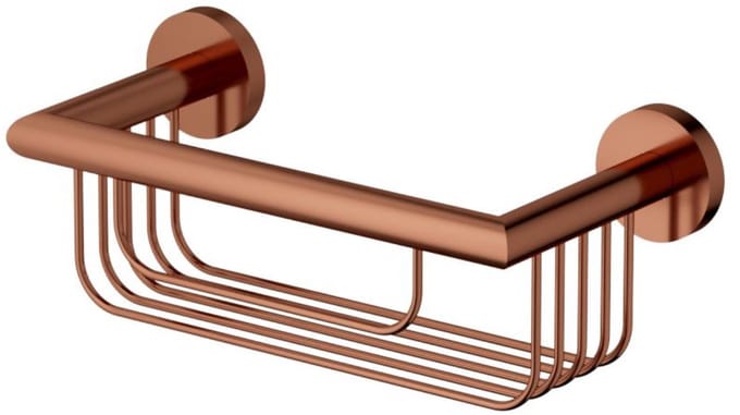 Aloni doucherek – wandmodel – 30,5 cm – brons – roestvrij staal