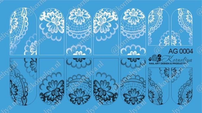 Korneliya Airbrush Waterdecal AG 0004 combi