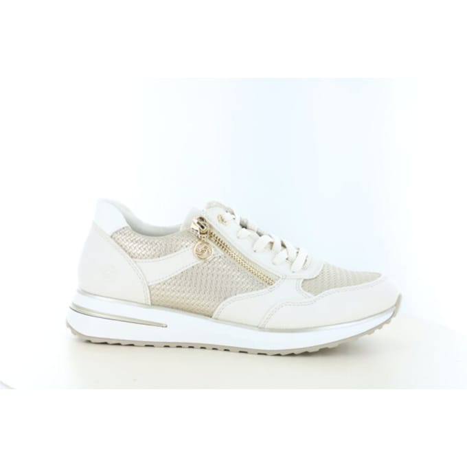 Remonte Dames Sneaker - D1G08-60 Beige - Maat 41