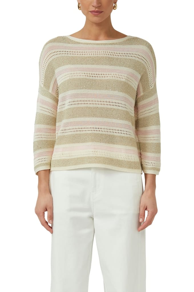 s.Oliver  Pullover Offwhite Taglia: S | Maglioni a maglia Outlet | Donna | Bianco