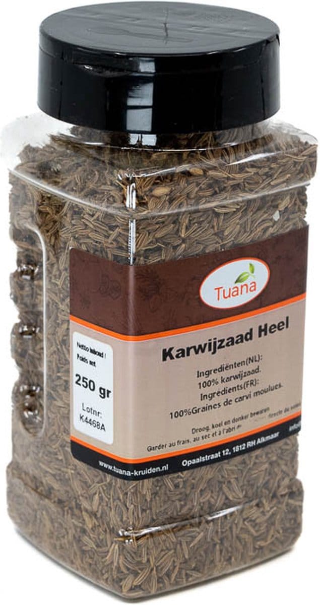 Tuana Kruiden - Karwijzaad Heel - Strooibus 150 Gram - Tuanashop - MP-K-0009