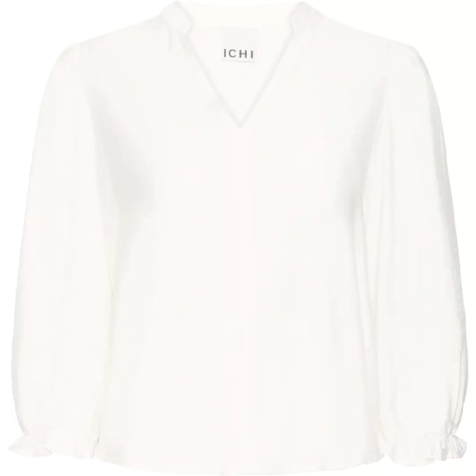Dames blouse met 3/4 mouwen Ichi Wilma