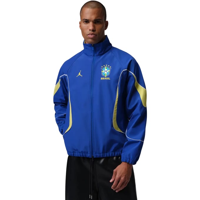 Jordan Brazil Trainingspakken Heren - Blauw - Maat L - Poly Woven