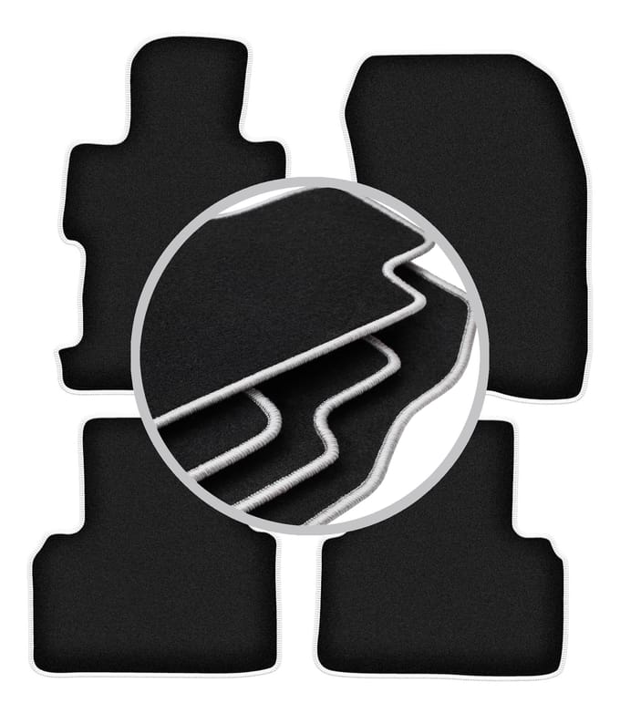 CARLUX-SILVER automatten voor: Honda Civic VIII 4D sedan (2006-2011)