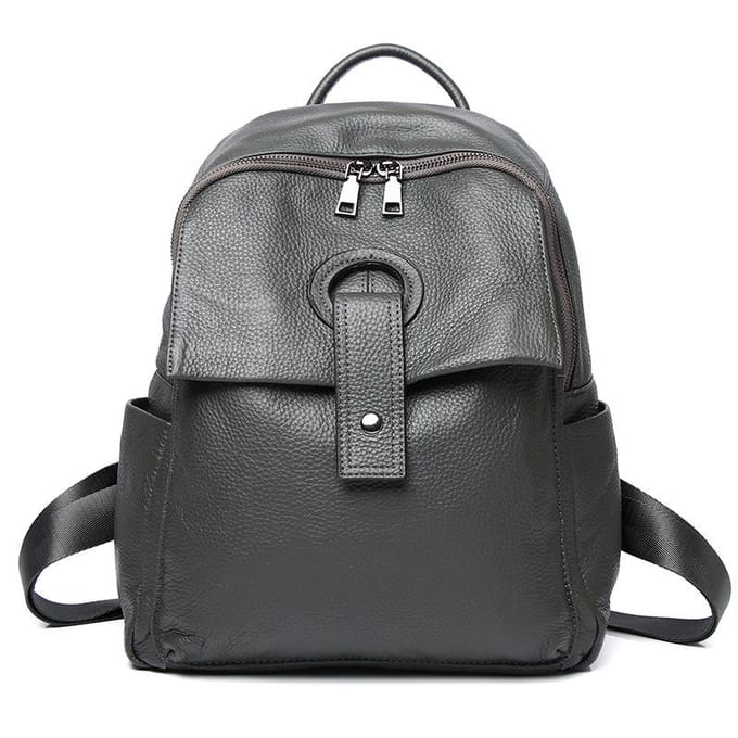 Bovenlaag Leer Rugzak Dames Leer Dames Tas Mode Rugzak Crossbody Tas Patchwork Leer