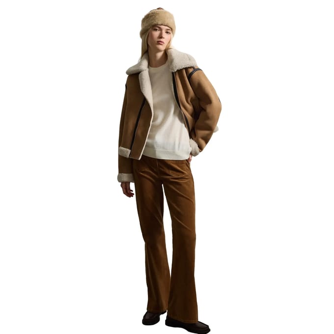 Flared Velvet Pants Dames Stefanel