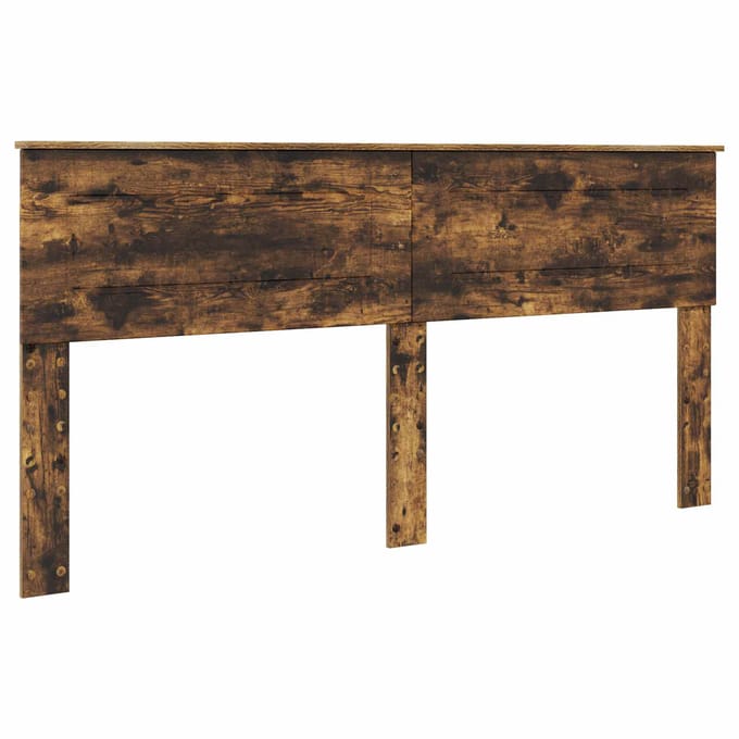 vidaXL Hoofdbord Gerookt eiken Bewerkt hout
