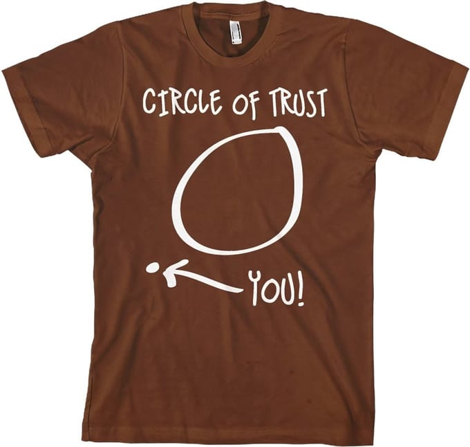 Hybris Circle Of Trust T-shirt bruin