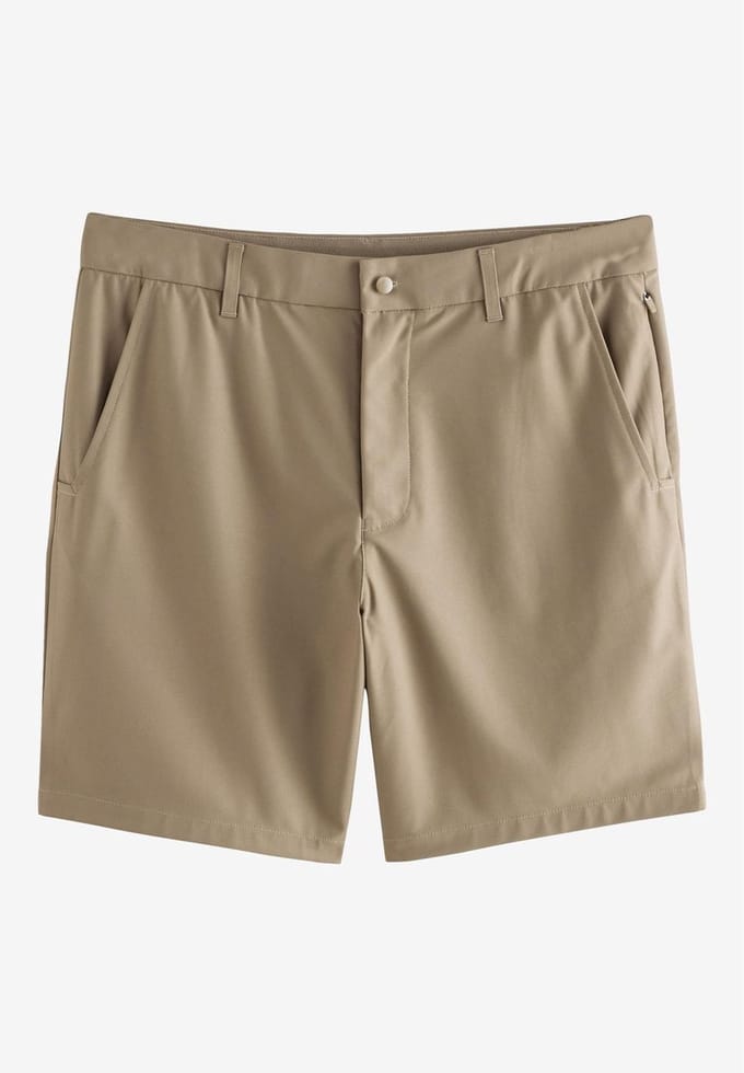 Next - Heren - Active Golfshorts - Crème