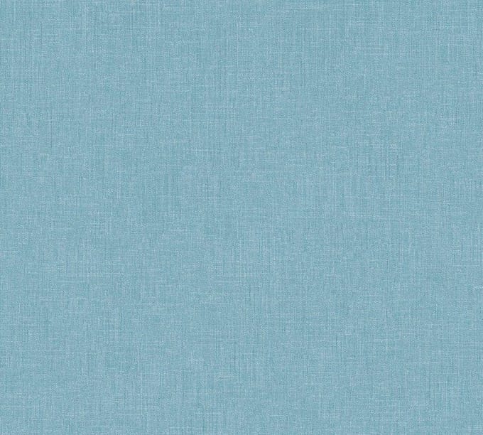 LINNENLOOK BEHANG | Landelijk - turquoise - A.S. Création Metropolitan Stories