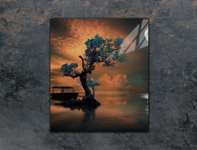 TMK ArtDeko Serie - Snijplank Glas - 45x52 cm - Decoratief - Veilig