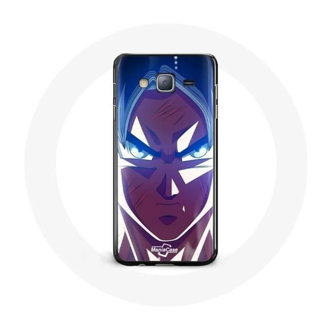 Coque pour Samsung Galaxy j3 2016 Dragon Ball Goku Visage énervé