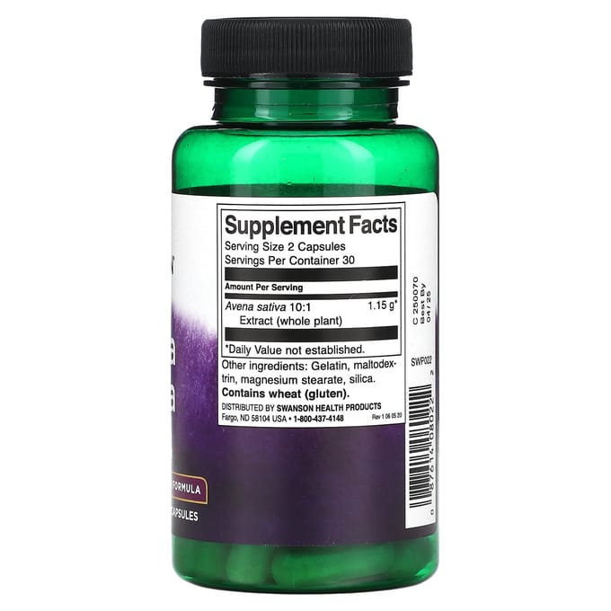 Haverzaad, 575Mg, 60 Capsules