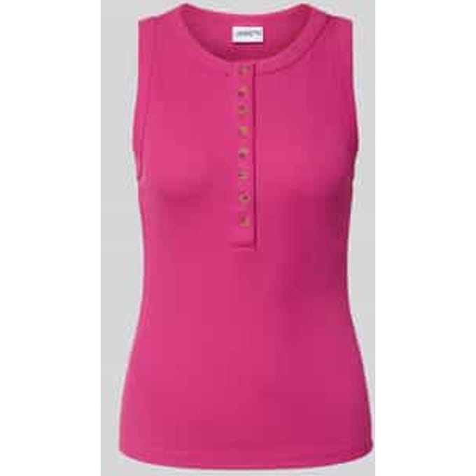 Tanktop met knoopsluiting