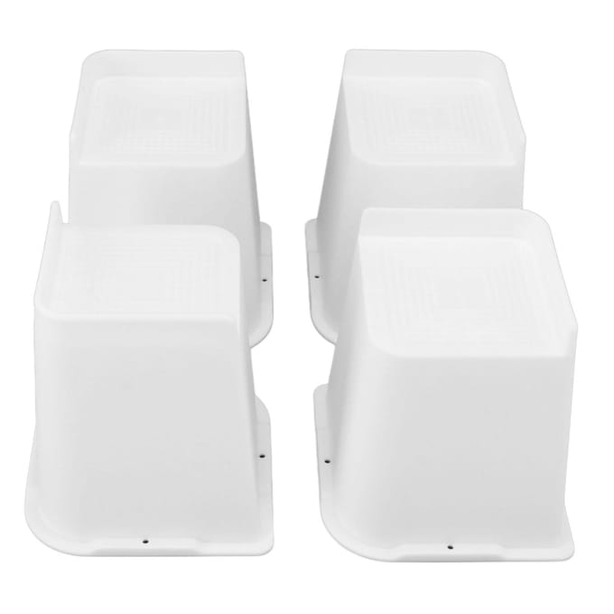 4 Stuks Meubelverhogers 6 Inch Verhoging Trapezium Vorm L Vorm Bovenkant Antislip Bed Sofa Verhogers Meubelpoot