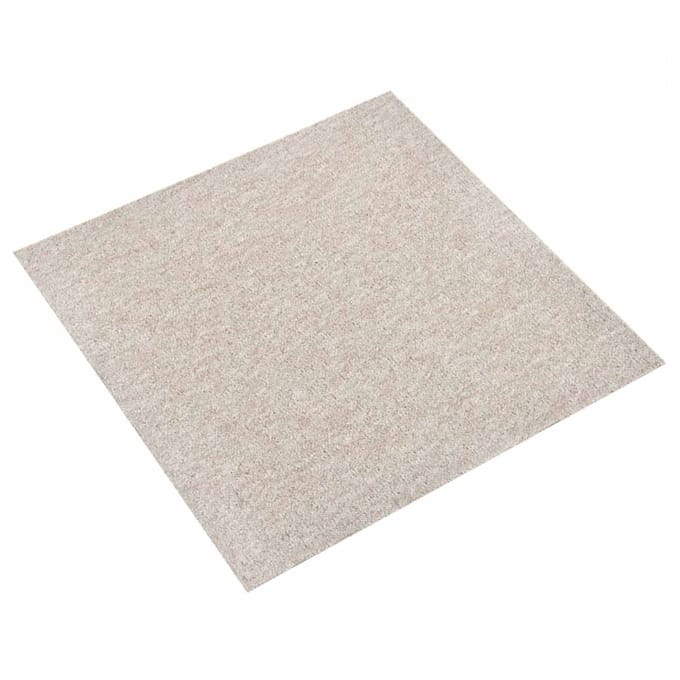 vidaXL - Tapijt - 20 - st - Licht - Beige - 50 - x - 50 - cm - 100% - Polypropyleen
