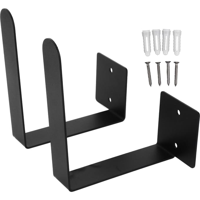 Wand Pan Dekselhouder Roestvrij Hangend Snijplank Opbergrek voor Keukengerei black