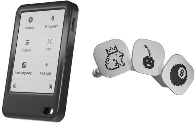 Ledger Nano Gen 5 + Badges Pack 3 - Voordeelbundel - Hardware Wallet set