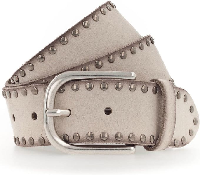Vanzetti Leren Riem 40mm Leather Belt W75 Dark Vanilla Crème