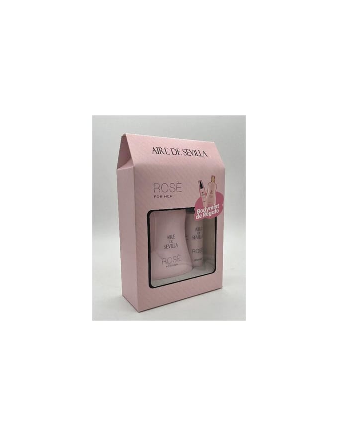 Institut Espa?ol Aire De Sevilla Rose Pour Elle Edt Spray 100ml Brume Corporelle 50ml Ts white