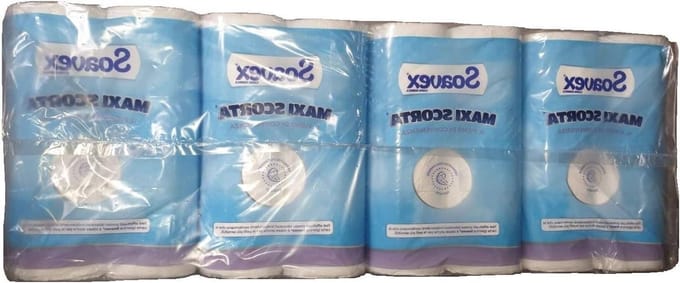 Toiletpapier - WC-papier - Huishoudelijk Gebruik - 3-laags Structuur - 96 Rollen - Wit
