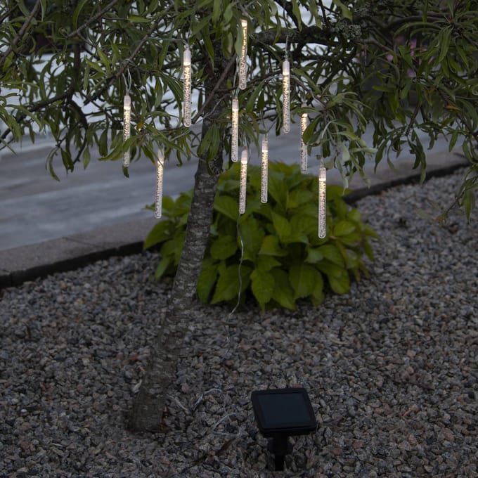STAR TRADING LED solarlichtketting Bubbly, 10-lamps, warmwit