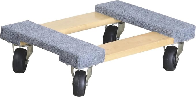 Verhuisdolly met Tapijt - 1000 lbs Capaciteit, 45,7 cm x 30,5 cm