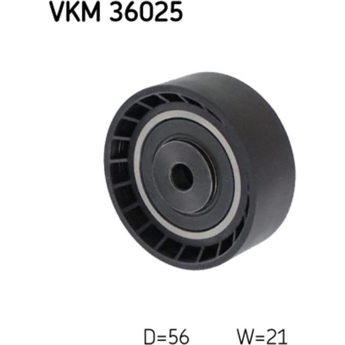 Rondsel/geleiderpoelie, V-riem SKF VKM 36025