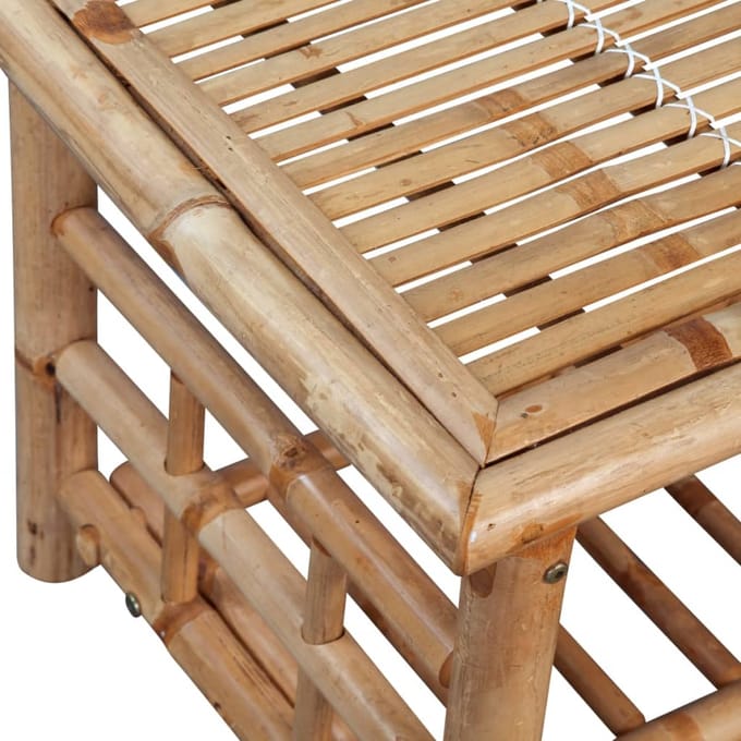 vidaXL - Salontafel - bamboe - 90x50x45 - cm
