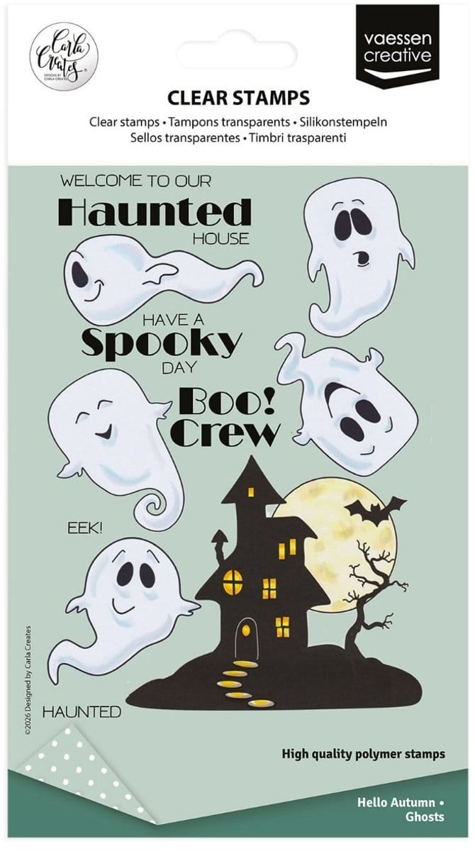 Clearstamps Ghosts - Carla Creates
